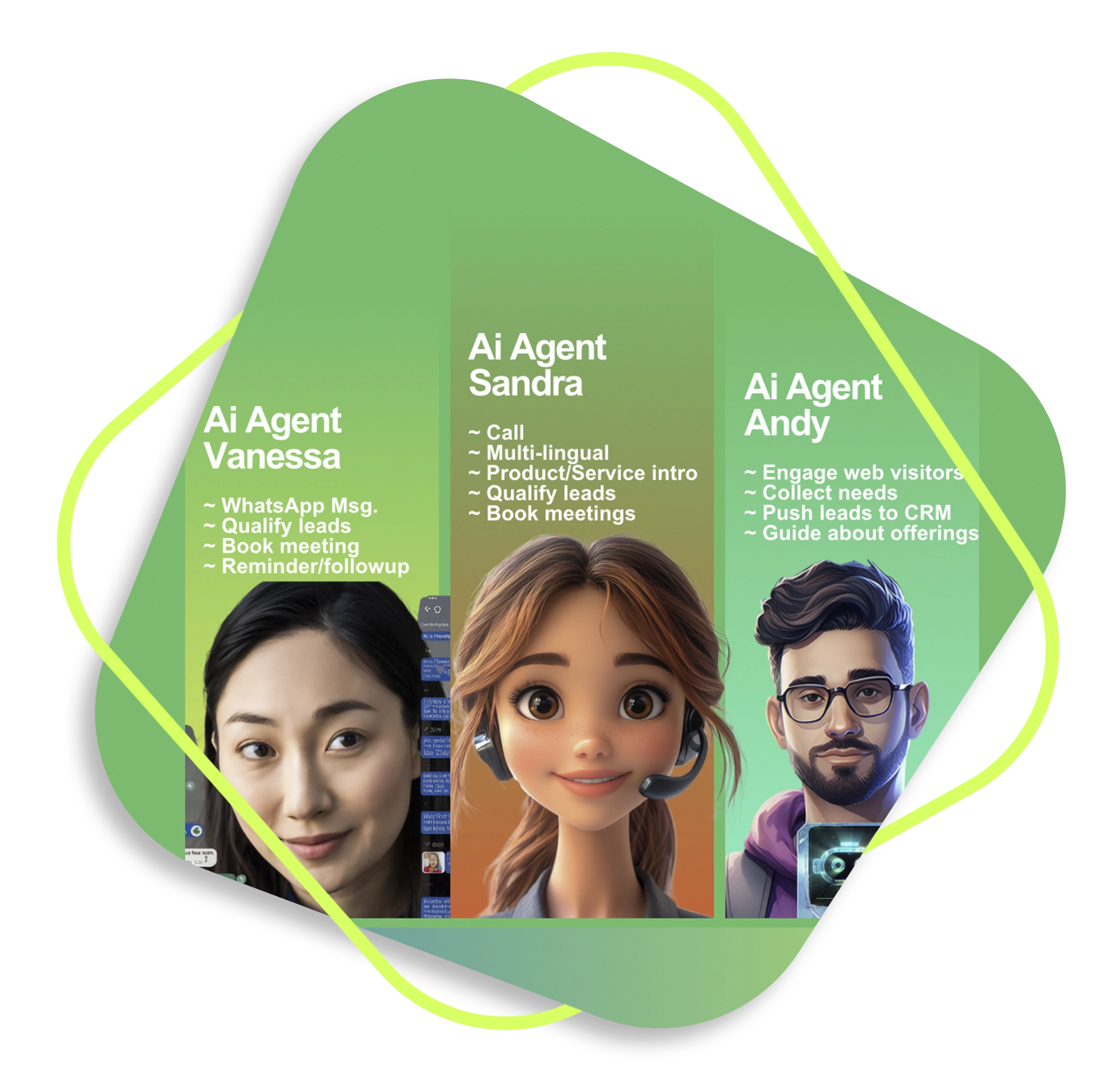 Bizreach.ai hero visual